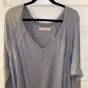 Free people gray sweater!!